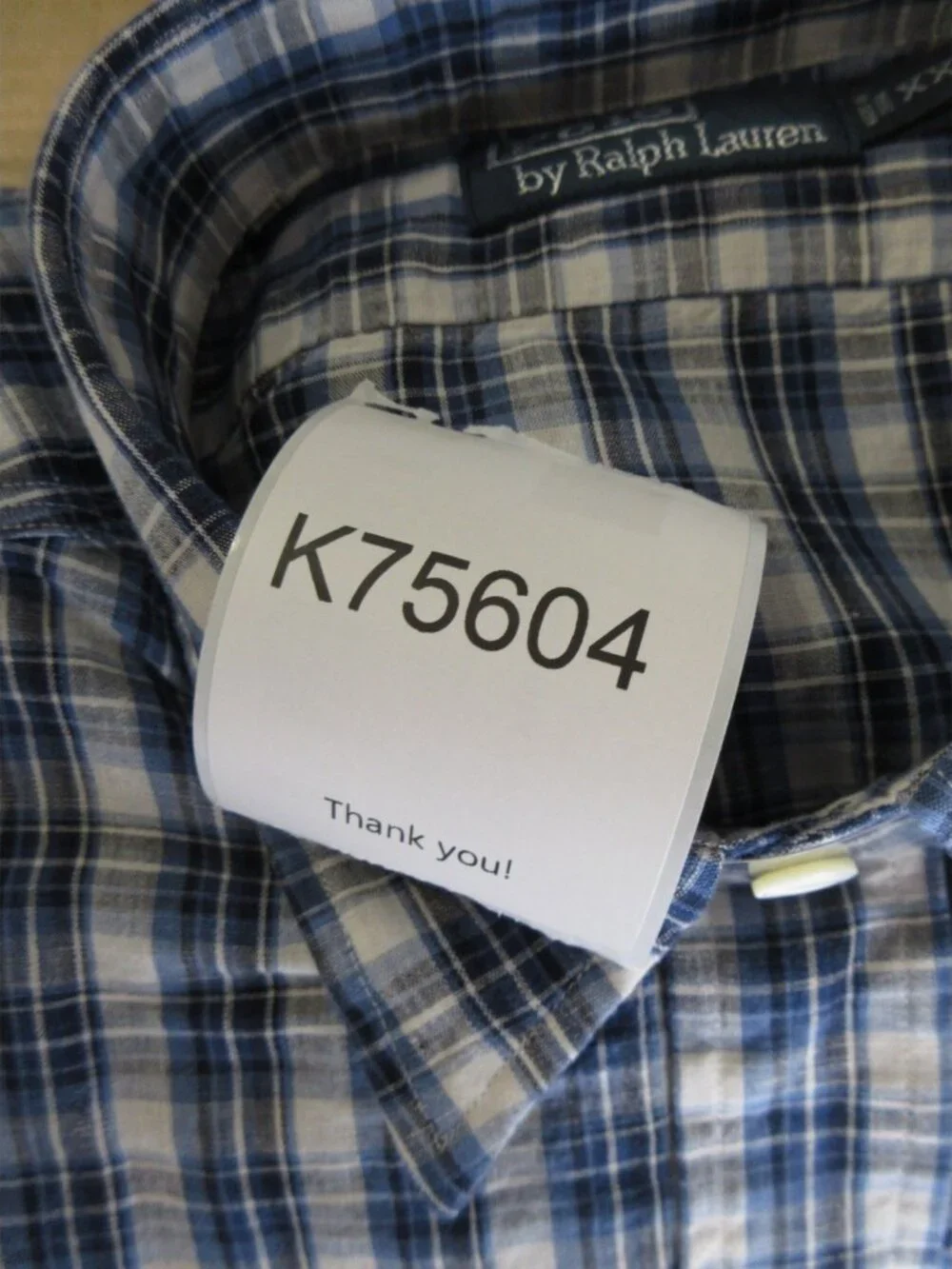 Polo Ralph Lauren Shirt XXL Linen Blend Plaid Button Down Preppy Woven